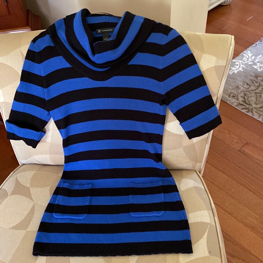 INC Long Sweater, Plus FREE NWT Hat